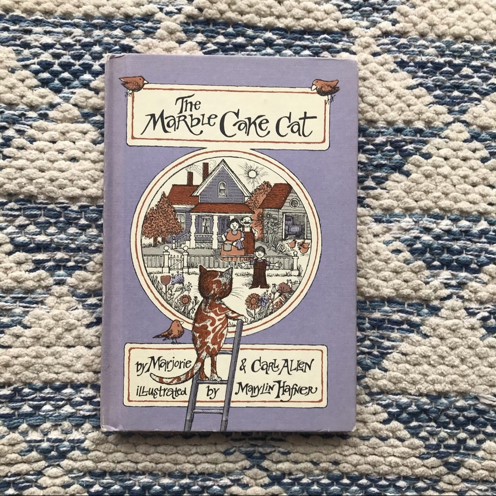 Vintage The Marble Cake Cat Marjorie & Carl Allen 1977 Hardcover Classic